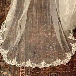 Made with love bridal veil
